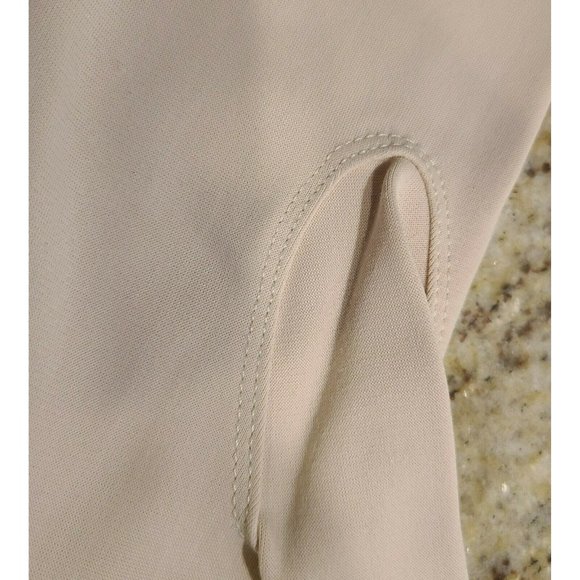 Vtg Cream Color Nylon 10.5" Formal Stretch Women's Gloves. One size fits all USA - Picture 8 of 12